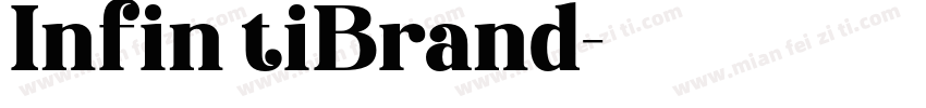 Infin tiBrand字体转换